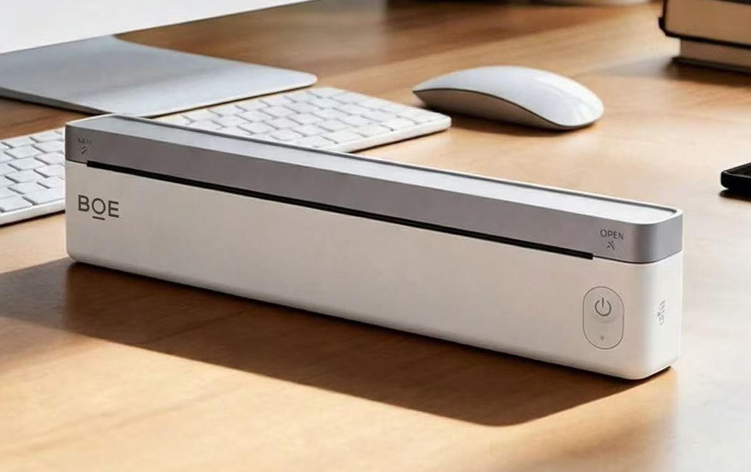 BOE京东方便捷式打印机 揣进口袋 无墨畅打 A4打印 